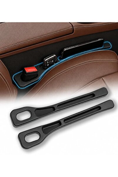GENERAL Car Seat Gap Filler with Storage Slot, 2 Pack Crevice Organizer, Poly...