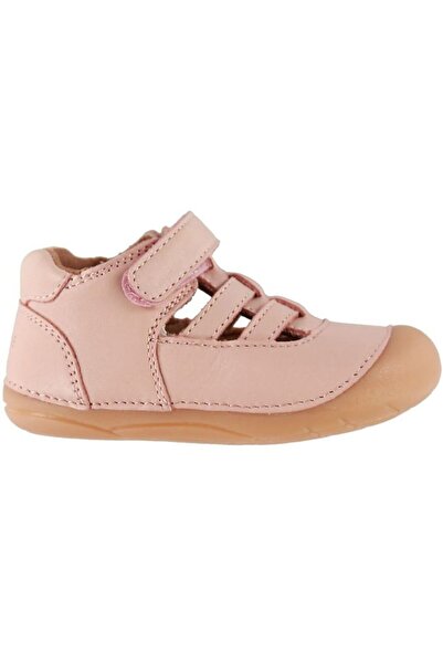 move Sandale tip barefoot din piele pentru primii pași Chintz Rose By Melton