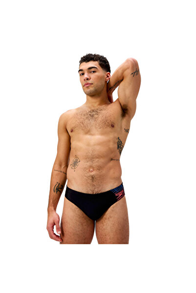 SPEEDO Ανδρικό σλιπ MEDLEY με λογότυπο 7 εκ. 8-0973918964 Μαύρο 36