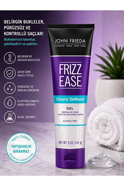 DUY John Frieda Frizz Ease Clearly Defined Bukle Belirginleştirici Saç Jeli –...