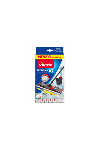 Vileda Rezervă de mop plat UltraMax XL, 42 x 14 cm, din microfibră, pentru pa...