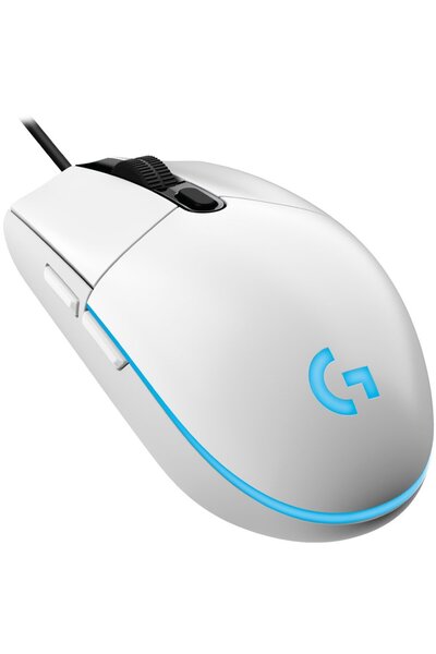 logitech G203 LIGHTSYNC Ποντίκι Gaming Λευκό, "910-005797"