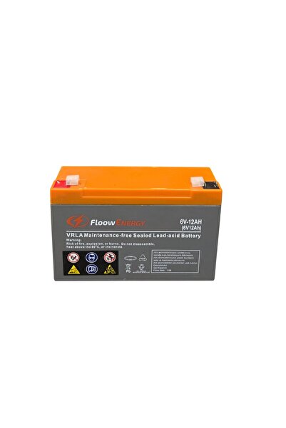 Floow Energy 6V 12Ah UPS Aküsü Kuru Tip Akü 2026 Üretim