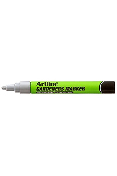 artline Marker, For Gardeners, Plastic Body, Round Tip 2.3Mm - Silver, Silver...