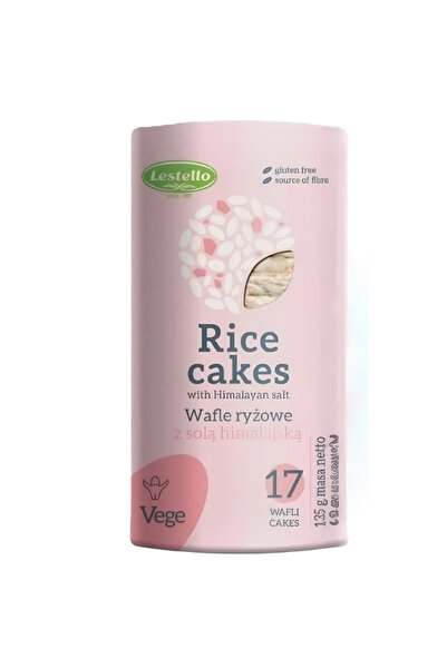 Lestello Rice Cakes with Himalayan Salt, Gluten Free, 135g