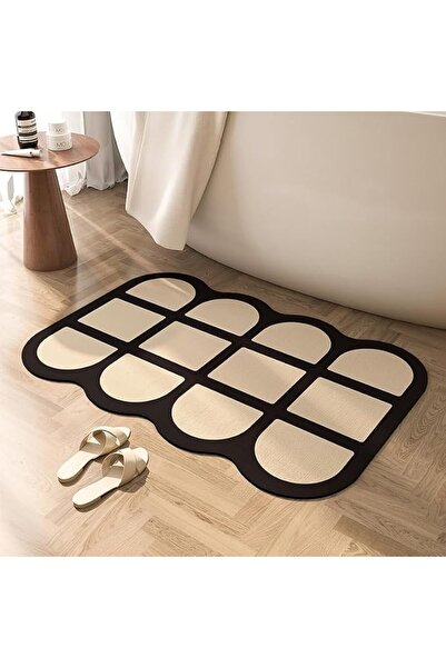 SmartMaster Bathroom Rug, Ultra Soft Microfiber Shaggy Bath Mats, Extra Absor...