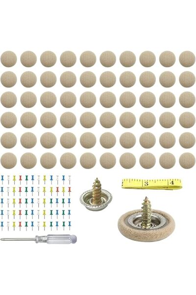 HXD Zoomlion 60 PCS Car Roof Headliner Repair Kit with Installation Tool, Uni...