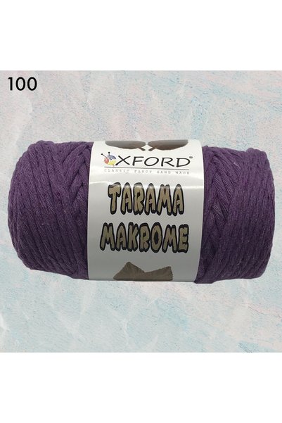 Oxford İplik Tarama Macrame 5 mm - 100 Purple