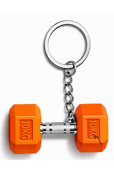 Ayahun Orange Dumble Keychain