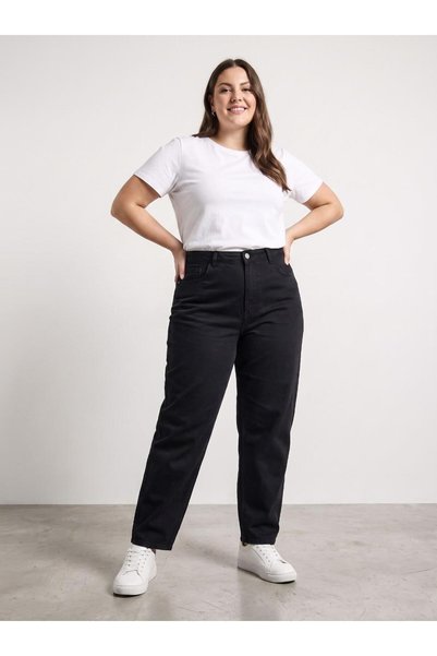 sports here Girls' / Women's Plus Size High Waist Jean Pants
