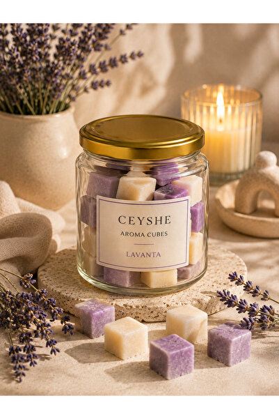 CeyShe Aroma Cubes Lavanta Oda Kokusu – Doğal Jel & Soya Bazlı Aroma Küpleri