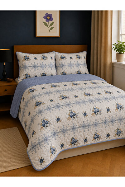 Asaf Home Bedspread Double Pique & Blanket & Thin Quilt + 2 Pillowcases