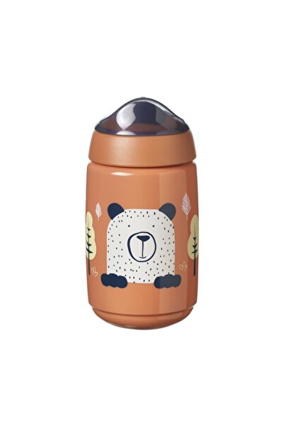 tommee tippee Σούπερσταρ Μπουκάλι Σιλικόνης με Στόμιο Πορτοκαλί 390ml 12μ+