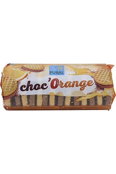 Pural Biscuiti cu crema de cacao si portocale,