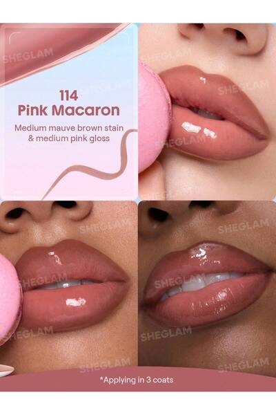 SHEGLAM Line To Shine Peel-Off Lip Stain & Gloss Duo - (Çift Taraflı Soyulabi...