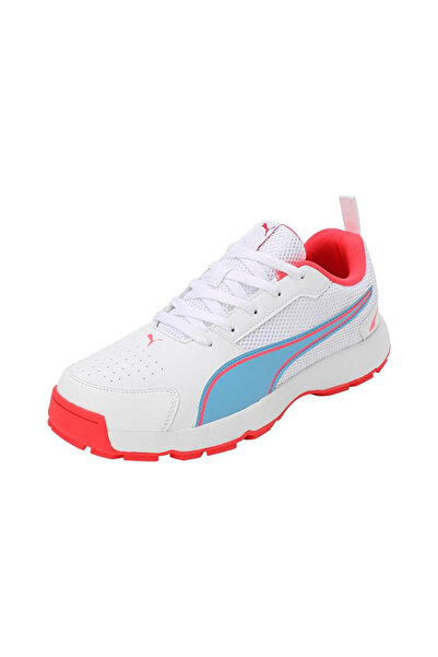 Puma Cricket Highrun White-Ethereal Blue Shoes