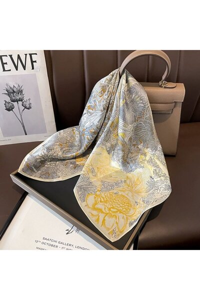STARSTAR Women's silk scarf 68x68cm satin square neck scarf.