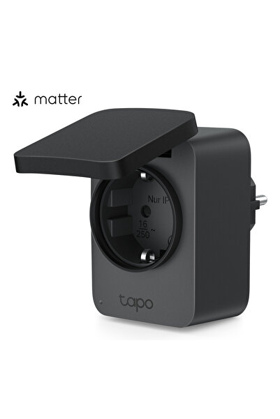 TP-LINK PRIZA inteligenta exterior, design compact, certificare Matter, Schuk...