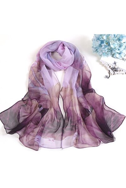 STARSTAR Women's scarf shawl purple 160x50cm.
