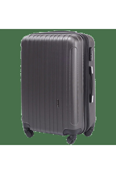 WINGS BRAND Valiză de călătorie medie WINGS FLAMINGO 24 " GRI ÎNCHIS