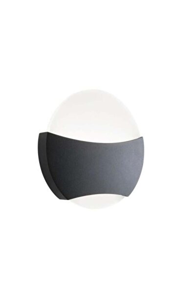 Osram Round Black Aluminum Wall Light C 3158