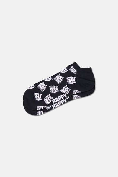 Happy Socks - Black Dog Patterned Socks