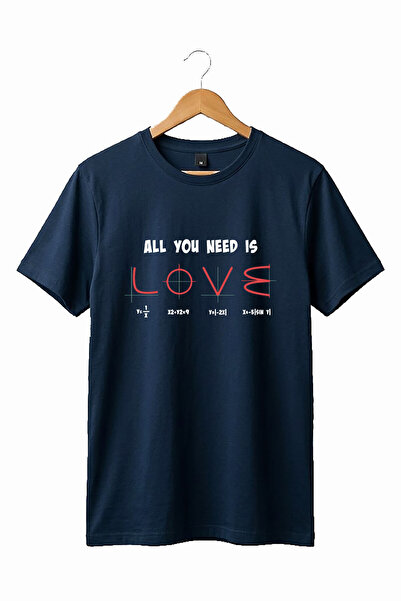 The Baski 14 February Valentine's Day Love Printed 100% Cotton Premium Navy B...