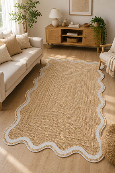 Evimle Makinede yıkanabilir kaymaz taban leke tutmaz salon oturma odası halıs...