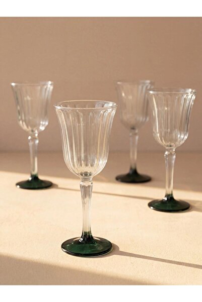 LC Waikiki Mixed Footed Water Glass Set of 4 250 ml (W6)