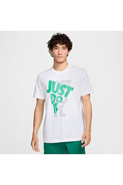 Nike M NSW TEE 12MO JDI SP25 HJ0554-100 Λευκό