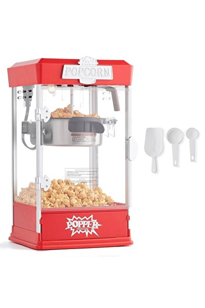 OEM Masina automata Popcorn Cinema, capacitate 7 l, putere 480 W, Rosu, 275x2...