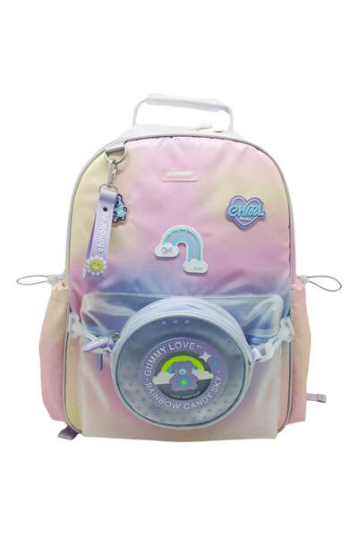 Chimola Rainbow Ayıcık Desenli Okul Çantası CHM-CN0068
