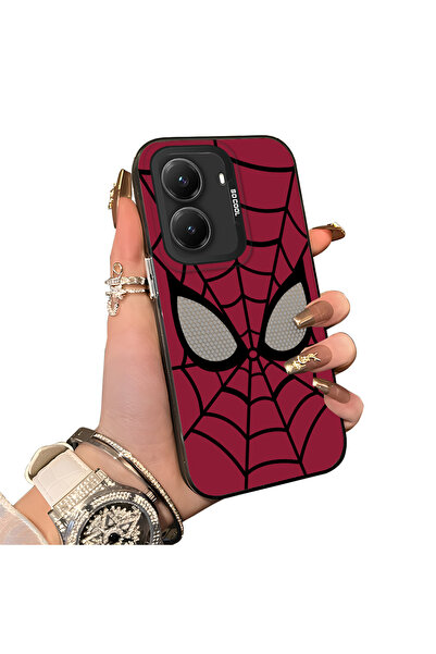 Hontinga Poco X7 Pro Uyumlu Silikon Kenar Sert Arka Kılıf Couple Spiderman De...