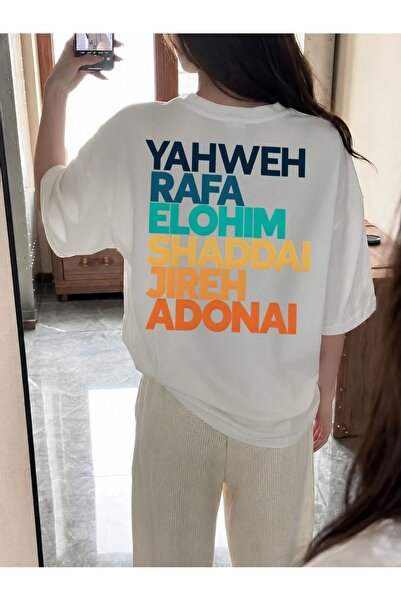 Generic Brand Colorful Religious Names Stacked Design,casual wear,back to sch...