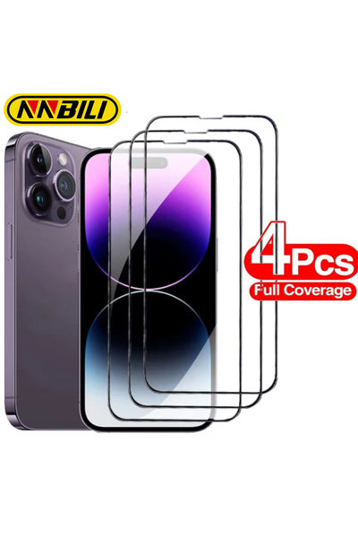 Choice33 iPhone 14 Plus NNBILI 4PCS Tempered Protective Glass For iPhone 14 1...