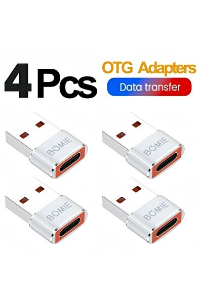 choice2 white 4pcs USB to USB C Adapter 4 Pack,PD27W/66W/QC100W Fast Charging...