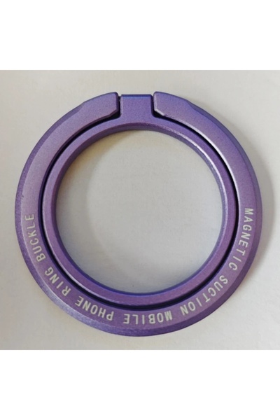 Choice12 A-Purple Ultra-thin Cell Phone Ring Holder Magnetic Ring Rotatable F...