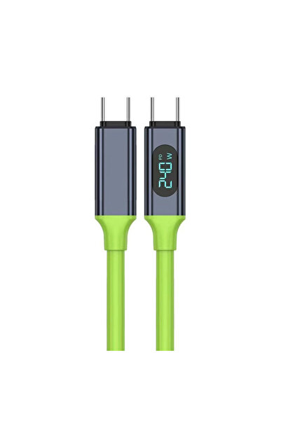 choice2 1PCS USB C to C LED Display USB Type C 240W Fast Charging Cable High-...
