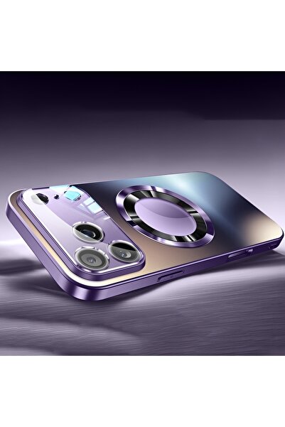 Choice68 iPhone 13 PURPLE New Luxury Glass Camera for Magesafe Magnetic Wirel...