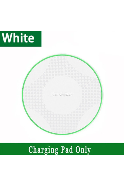 choice2 White no cable 30W Wireless Charger Pad Fast Wireless Charging Statio...