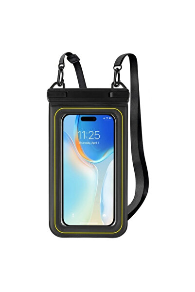 Choice 1PCS Black Haissky Floating Mobile Phone Waterproof Pouch For iPhone 1...