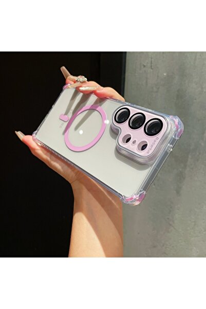 Choice18 Galaxy S24 Ultra PURPLE Transparent Protective for Magsafe Magnetic ...