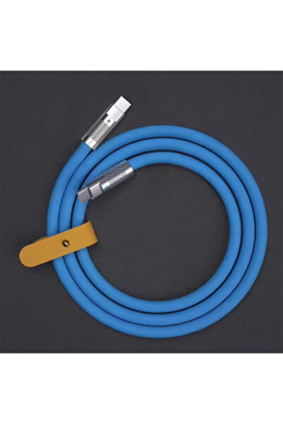 Choice5 2m blue 120W 6A Cable Super Fast Charge PD Type C Liquid Silicone Cab...