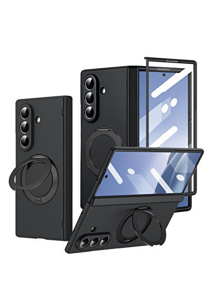 Choice4 Galaxy Z Fold6 black VIETAO Anti-Fingerprint Full Cover Magnetic Phon...