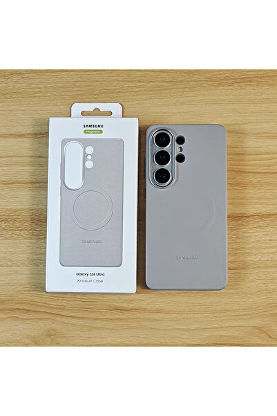 Choice7 SAMSUNG Galaxy S26 light grey Original Leather For Magsafe Shockproof...
