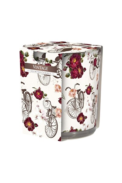 LCA Set 3 x Lumanare Parfumata in Pahar Imprimat, Vintage, 22 Ore