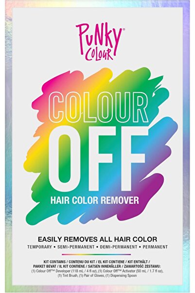 punky Color Colour Off Kit Hair Color Remover For Temporary, Semi-permanent, ...