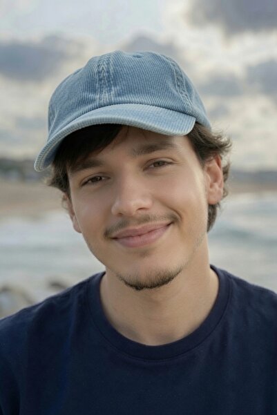 Mollycrush Men's Seasonal Corduroy Blue Hat |   Daily Adjustable Baseball Cap