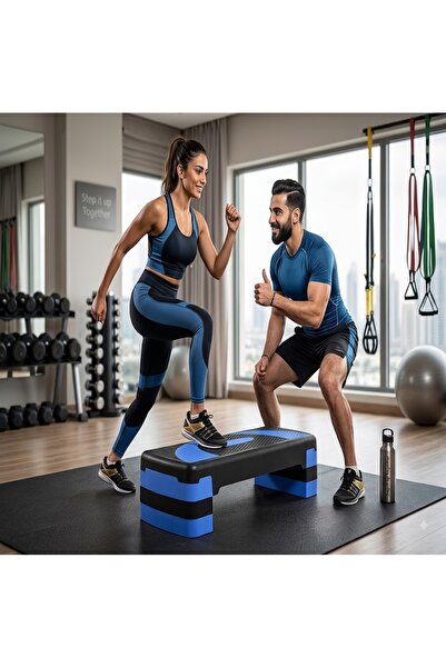 Generic Brand Step, Stair, Aerobic Exercise Platform Multi Height Adjustable ...