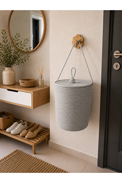 EGE ÖRGÜM Shoe Cover Basket 30X20 cm Bag Holder Hangable Shoe Cover Holder Mu...